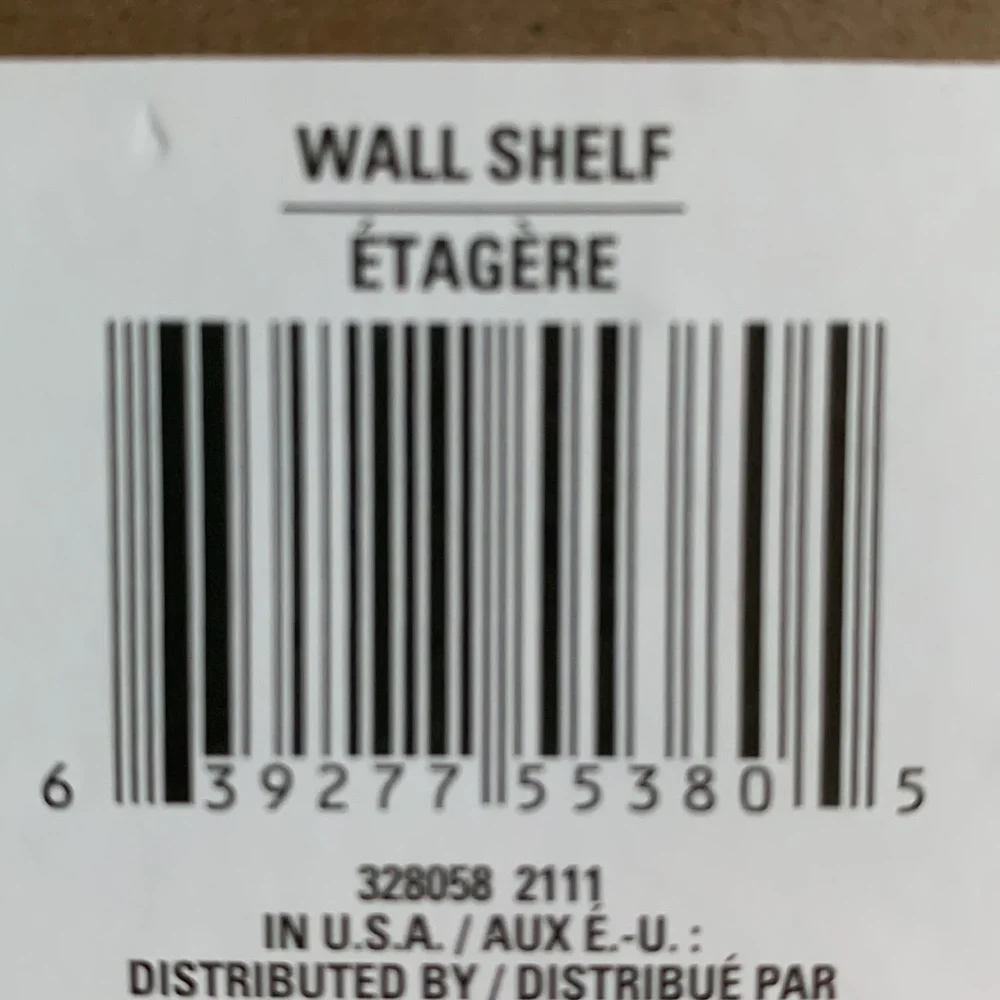 Wall shelf, brand new.
